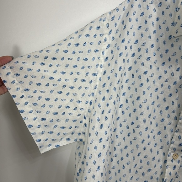 Faherty Breeze Printed short sleeve woven shirt size XL - Picture 4 of 10
